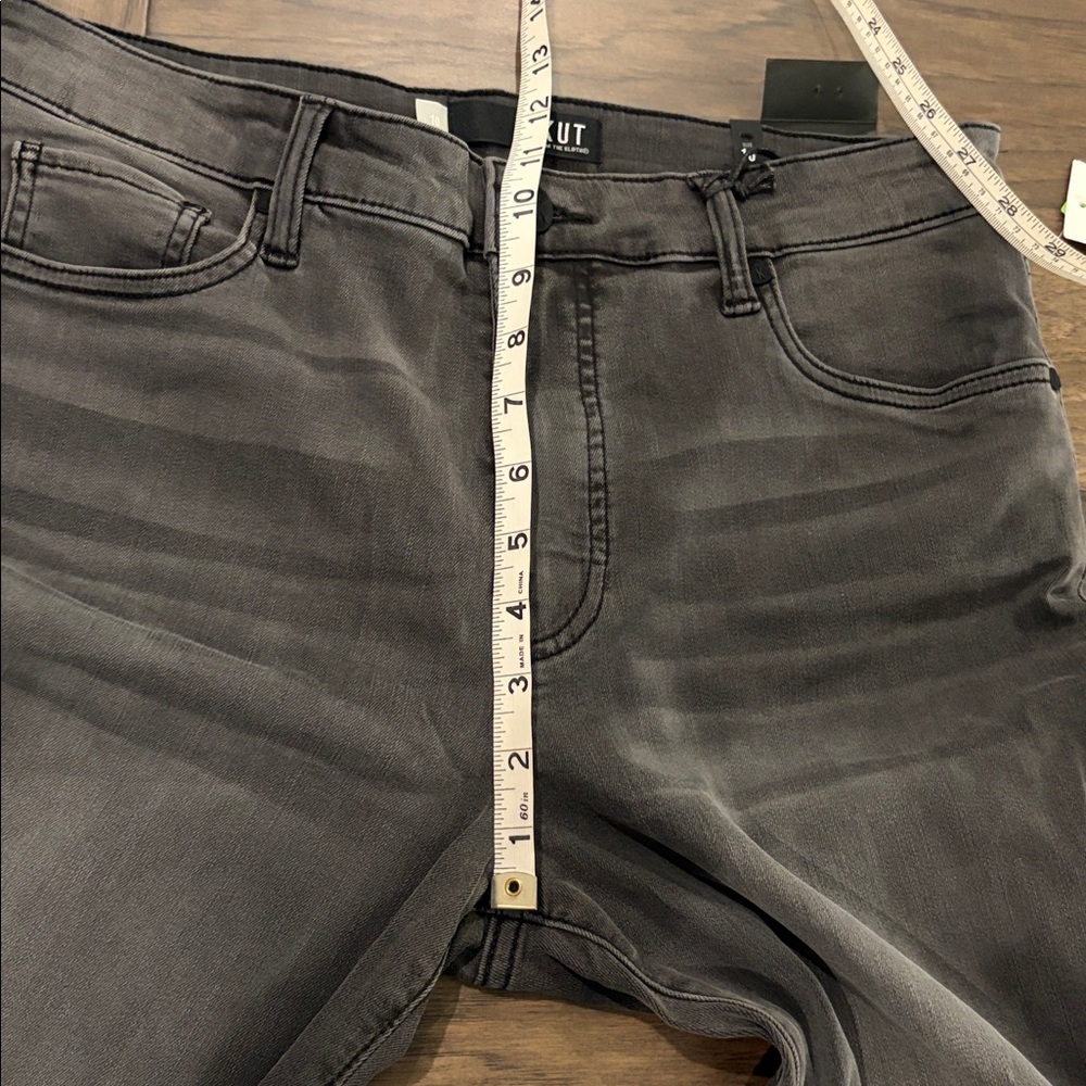 New With Tags Kut From the Kloth Kelsey High Rise Fab Ab Ankle Flare Jeans Sz 10 - Picture 7 of 8